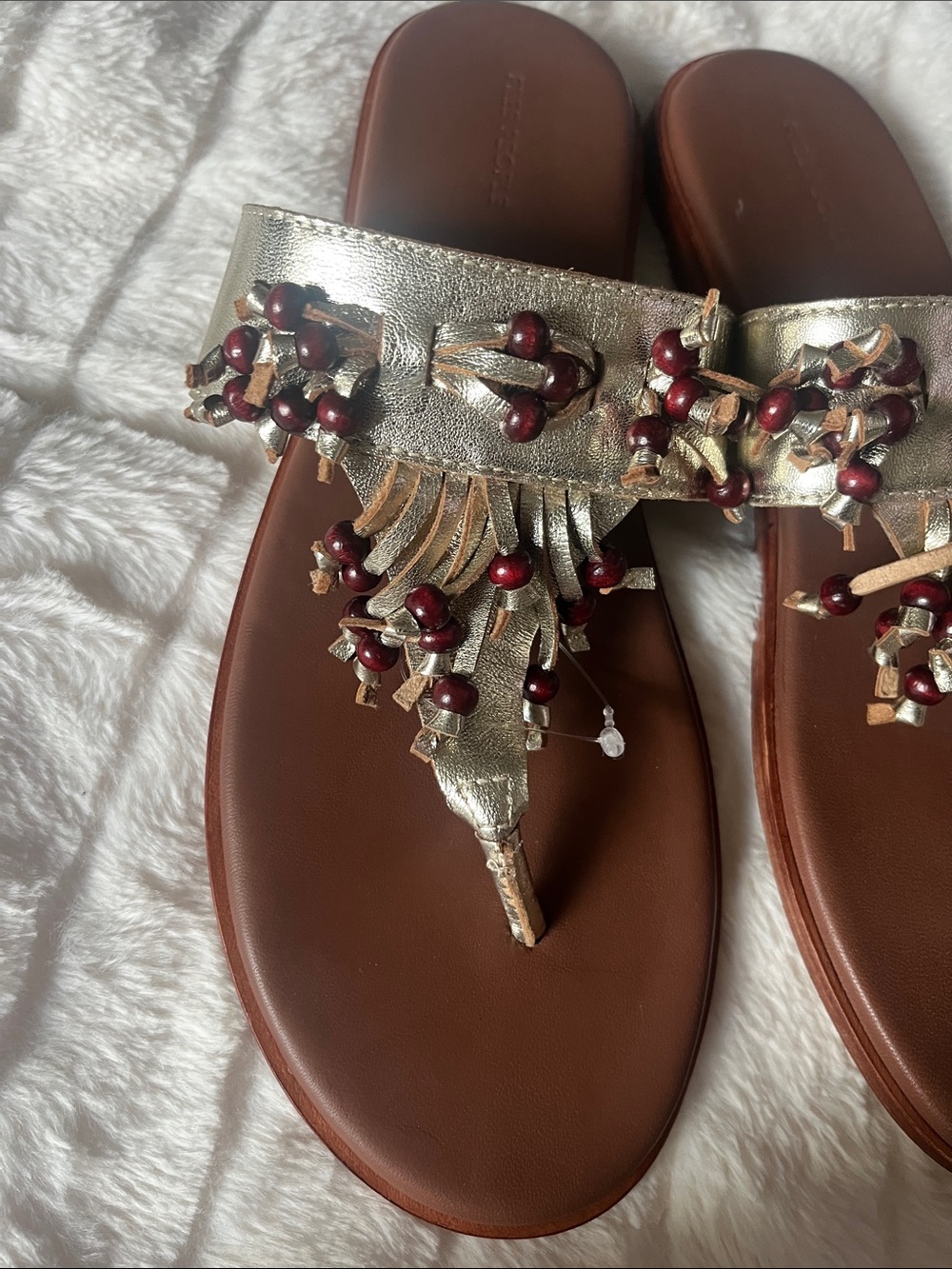 Free People Sadie Fringe Sandals - Picture 6 of 9